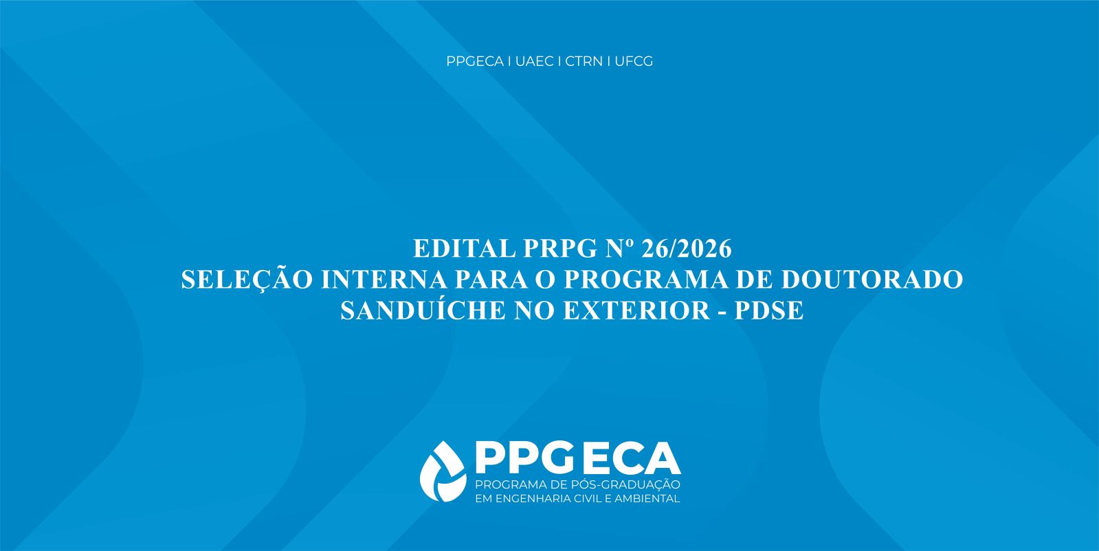 PRPG abre seleção Interna para Doutorado Sanduíche no Exterior