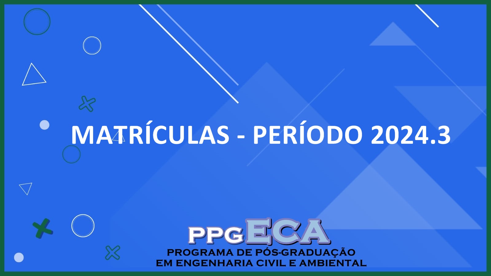 Matrícula Período 2024.3